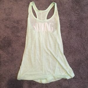 Mint green workout tank